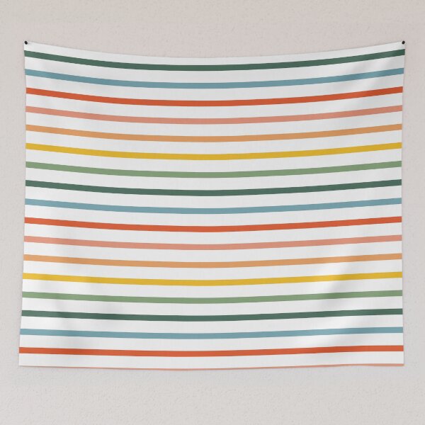 Item preview, Cute Rainbow Stripes Pattern designed and sold by kapotka.