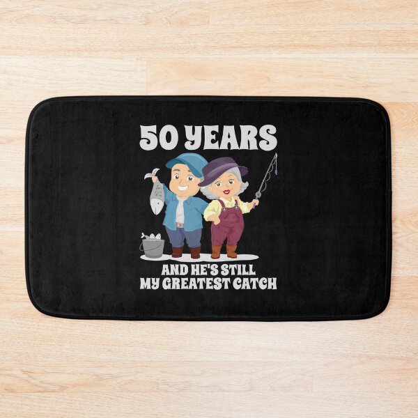 Item preview, 50 Years And He's Still My Greatest Catch designed and sold by FanityPrints.