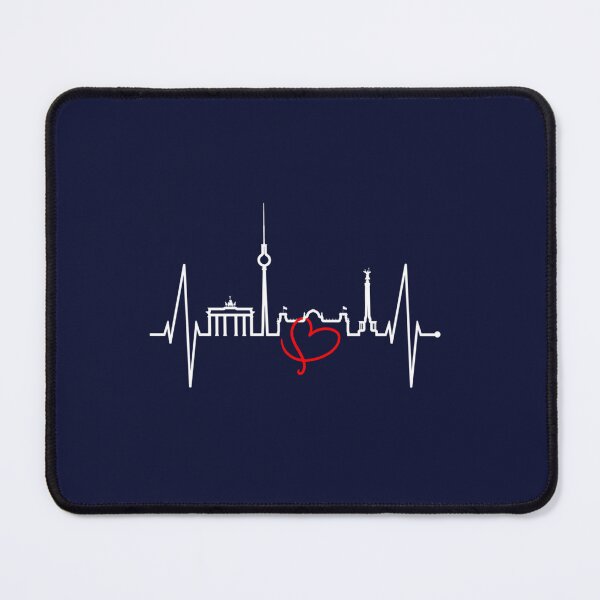 Item preview, Berlin Skyline Heartbeat Germany Fan Heart Love Gift Berlin Lover designed and sold by bassorickel6.