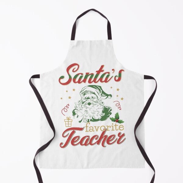Item preview, Santa's Favorite Teacher Funny Christmas Gifts designed and sold by Alice-Elgawi.