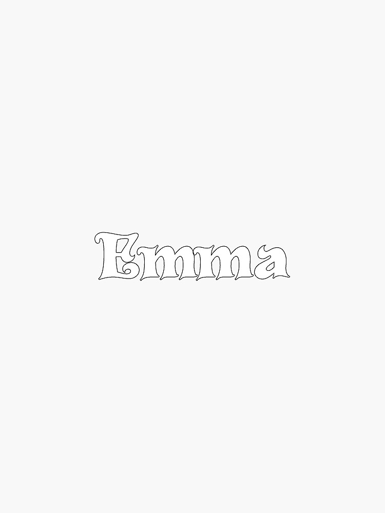 emma-names-for-girls-names-that-start-with-e-sticker-for-sale-by