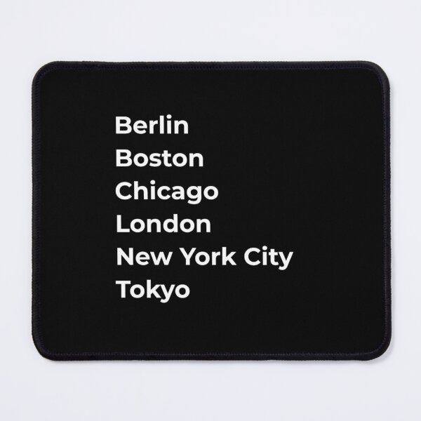 Item preview, World Marathon Majors Cities designed and sold by bassorickel6.