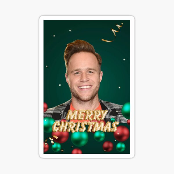 Copy of Olly Murs Christmas Sticker