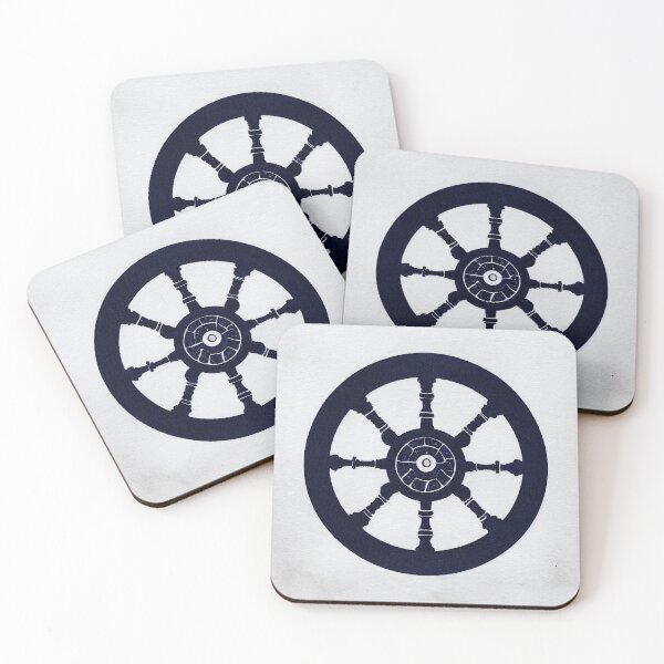 Item preview, Ship Wheel Dark Navy Color designed and sold by recollectionsv.