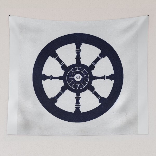 Item preview, Ship Wheel Dark Navy Color designed and sold by recollectionsv.