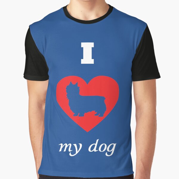Silky Terrier - I Love My Dog Graphic T-Shirt