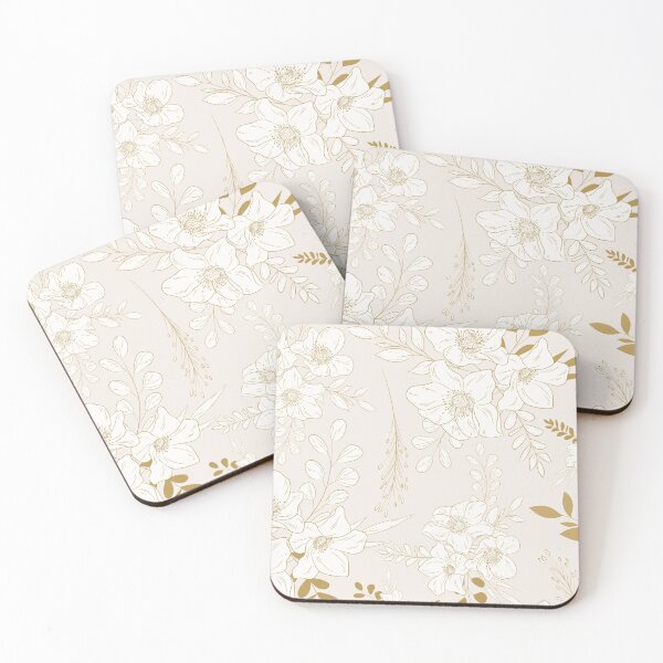 Item preview, Elegant Gold Floral Seamless Shell designed and sold by Ladies-Boutique.