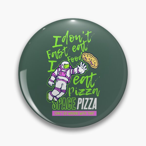 Item preview, Eating Pizza On Space Funny Astro Pizza Retro Style designed and sold by BryceGorczany.