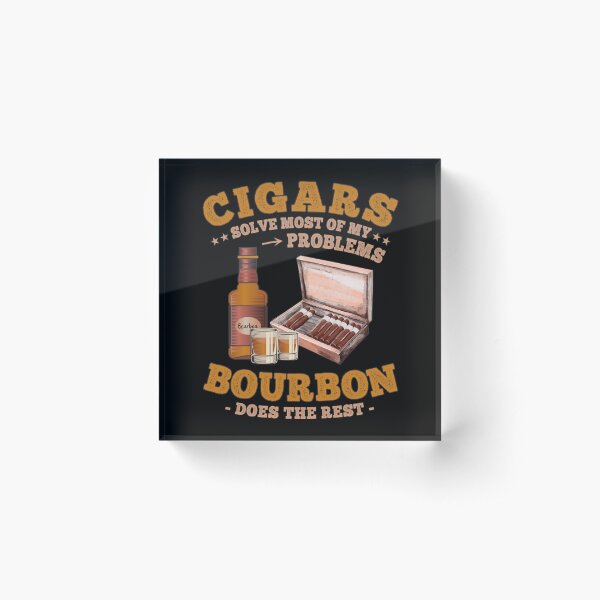 Item preview, Funny Cigar Sayings for Bourbon Whiskey and Cigars Lovers designed and sold by grinta2021.