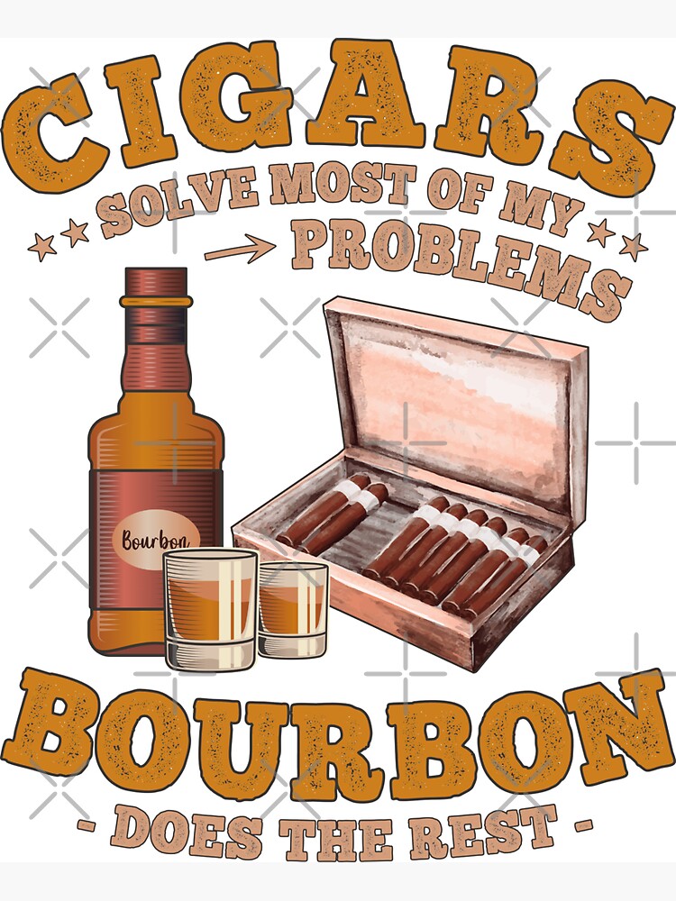 Three Cigars, One Bourbon