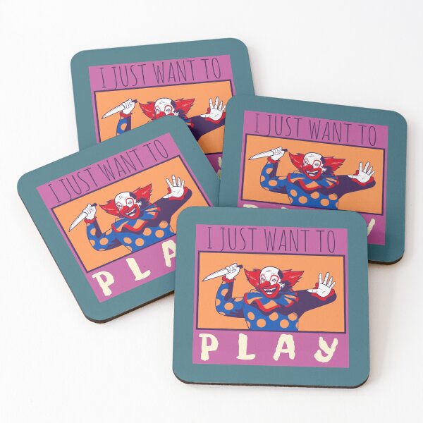 Item preview, Killer Clown I just wanna play  designed and sold by BryceGorczany.