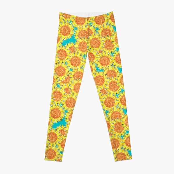 campo de girasol Leggings