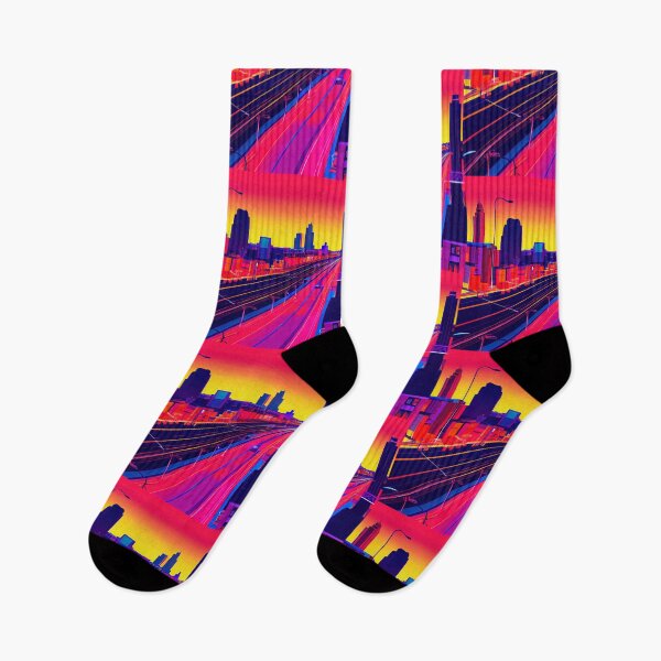 Item preview, Newark Neon Vaporwave  designed and sold by ComicsFactory.
