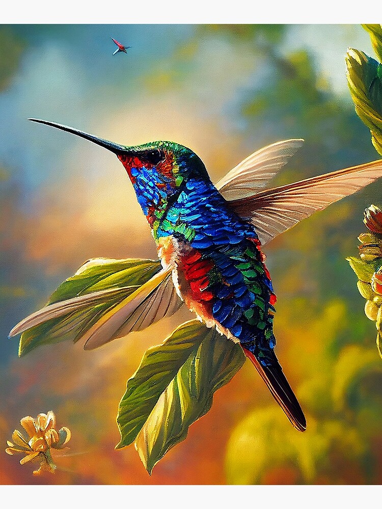 lindo bebé colibrí