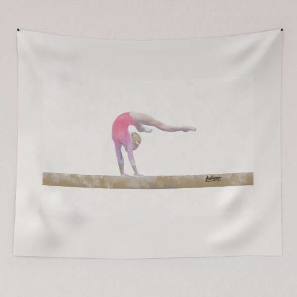 Item preview, Gymnast on Balance Beam designed and sold by Flexiblepeople.