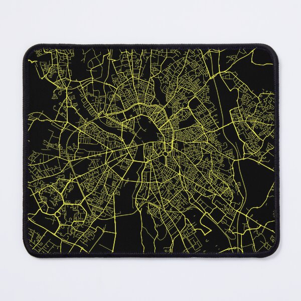 Item preview, Toulouse France Black City Map designed and sold by buzztop.