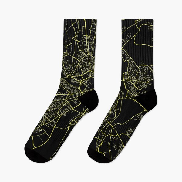 Item preview, Toulouse France Black City Map designed and sold by buzztop.