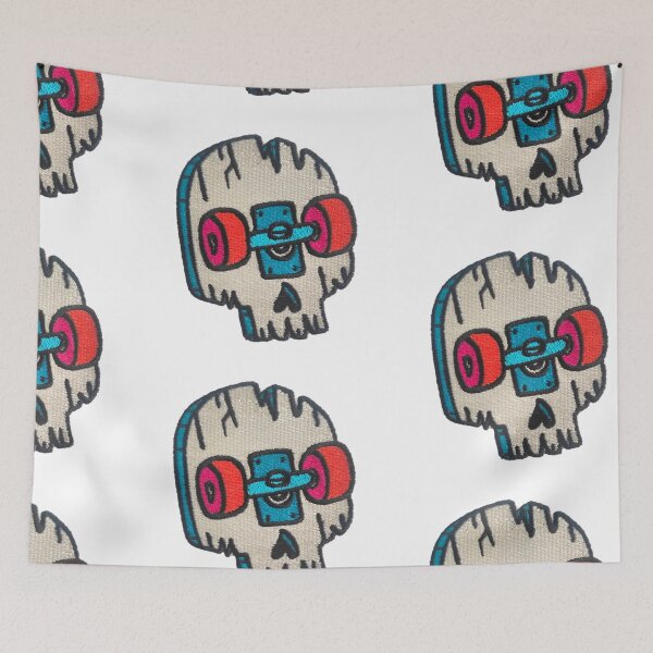 Item preview, Skate Skull Sticker designed and sold by designolo.
