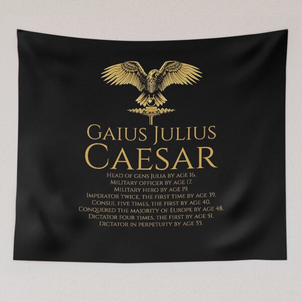Item preview, Gaius Julius Caesar Accomplishments - Ancient Roman History - SPQR designed and sold by Styrman.