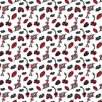 Artwork thumbnail, Fruits pattern by SagaciousDesign