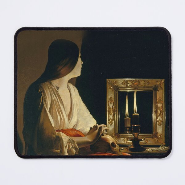 Item preview, Woman by candlelight - Georges de La Tour  designed and sold by Vintage Designs +.