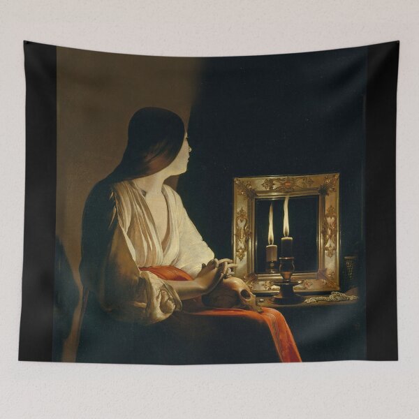 Item preview, Woman by candlelight - Georges de La Tour  designed and sold by Vintage Designs +.