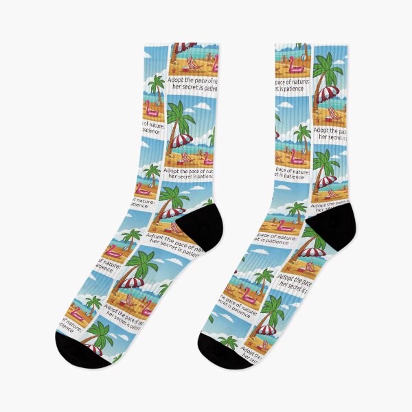 Item preview, Summer Beach. Adopt the Pace of Nature her secret is patience. designed and sold by LaziniArts.