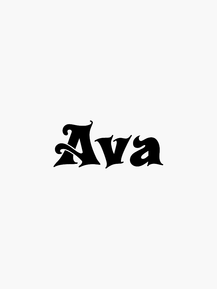 ava-names-for-girls-names-that-start-with-a-sticker-for-sale-by