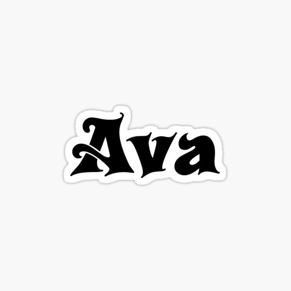 ava-names-for-girls-names-that-start-with-a-sticker-for-sale-by