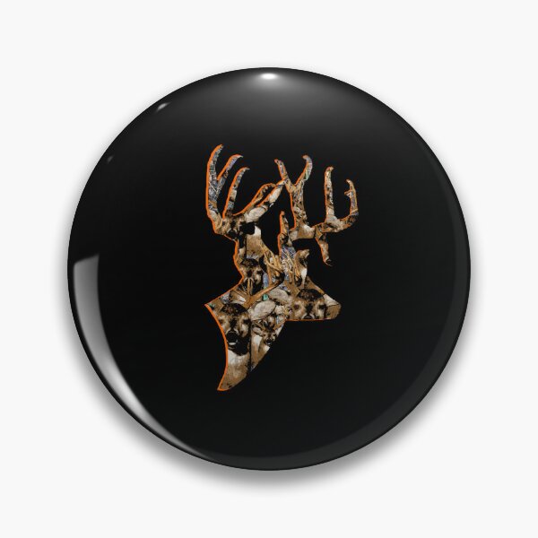 Item preview, Minimalist Whitetail Buck Deer Hunting with Deer Collage designed and sold by LifeCrush.