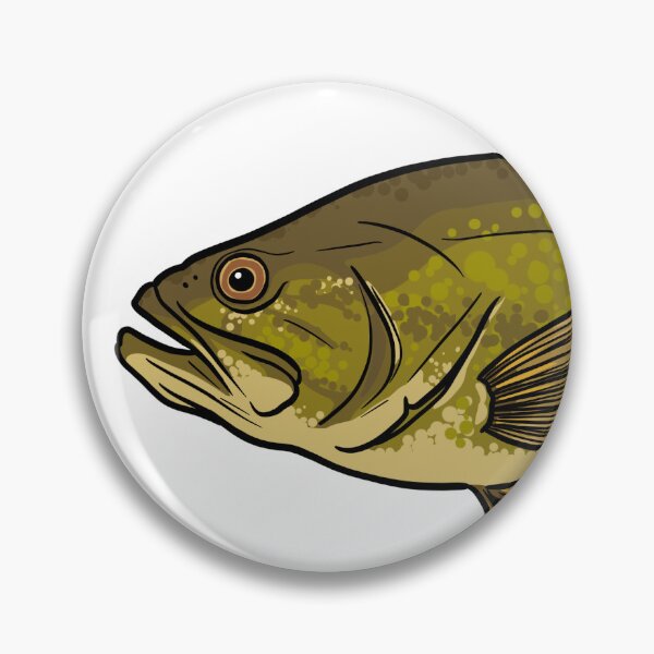 Item preview, Cartoon Bass Fish designed and sold by aajfishing.