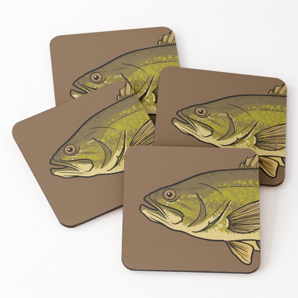 Item preview, Cartoon Bass Fish designed and sold by aajfishing.