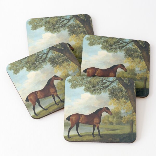 Item preview,  Bay Hunter horse by a Lake - George Stubbs designed and sold by Vintage Designs +.