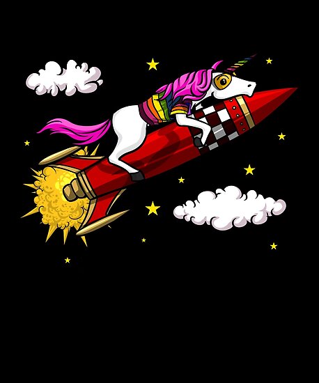 astronaut riding a unicorn