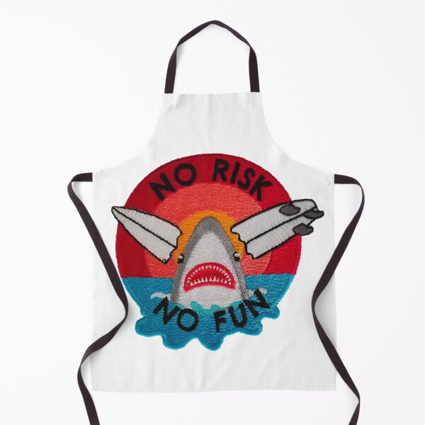Item preview, No Risk No FUN Sticker designed and sold by designolo.