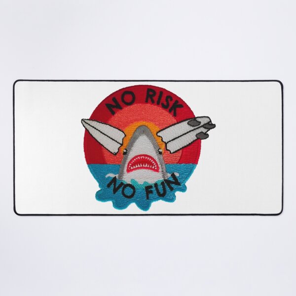 Item preview, No Risk No FUN Sticker designed and sold by designolo.