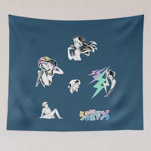 Item preview, URUSEI YATSURA sticker set  designed and sold by KurtTrantow.