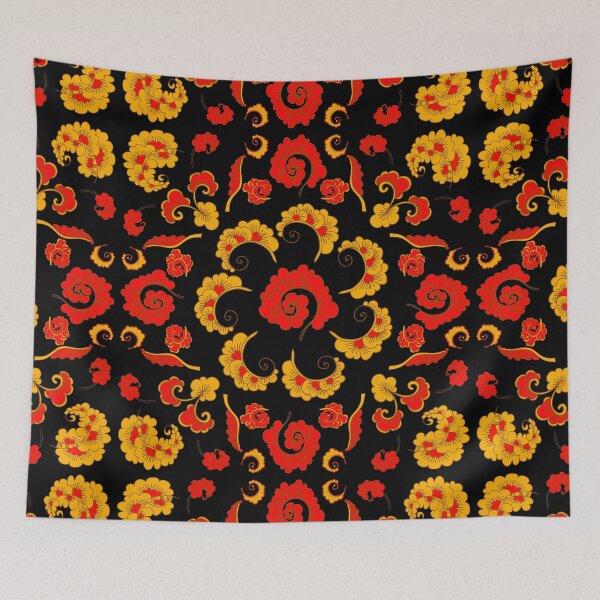 Item preview, khokhloma Abstract Hand-Drawn Floral designed and sold by Aleks96.