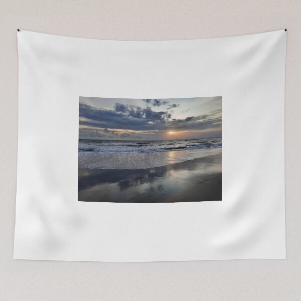Item preview, Streaming beach waves while sunset designed and sold by kall3bu.