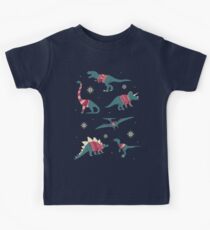 Dinos In Sweaters Kids Tee