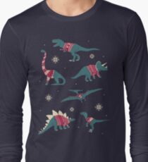 Dinos In Sweaters Long Sleeve T-Shirt
