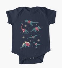 Dinos In Sweaters One Piece - Short Sleeve
