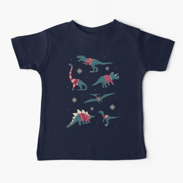 Dinos In Sweaters Baby T-Shirt