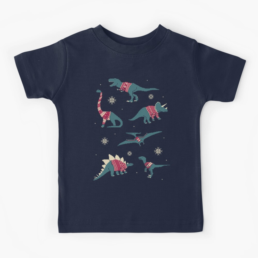 Dinos In Sweaters Kids T-Shirt