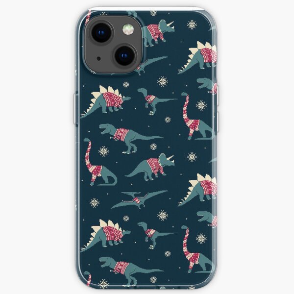 Dinos In Sweaters iPhone Soft Case