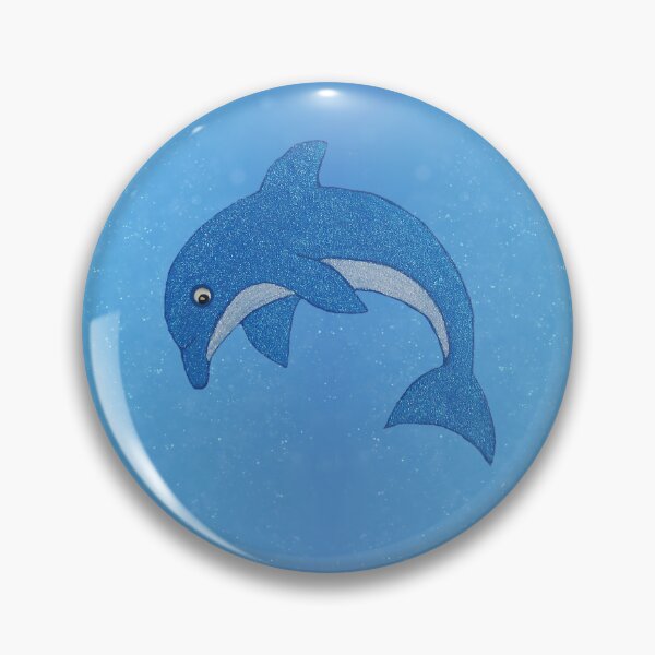Item preview, Sparkle Jumping Blue Dolphin designed and sold by DeerSpirit.