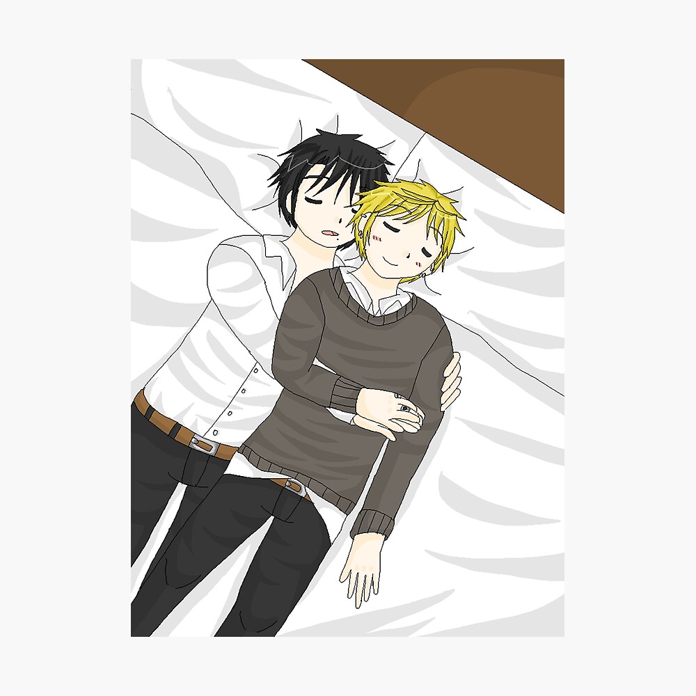 Hitorijime My Hero 9 Good Night Metal Print By Kino Chan Redbubble