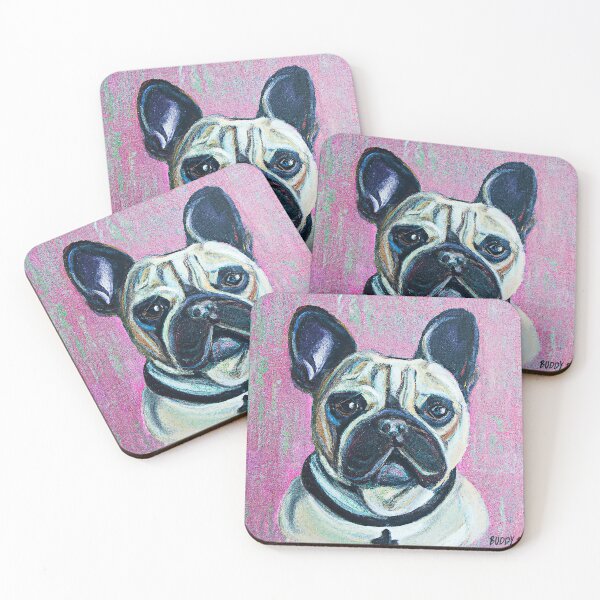Item preview, pug dog pug portrait designed and sold by Buddyboutique.