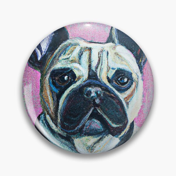 Item preview, pug dog pug portrait designed and sold by Buddyboutique.