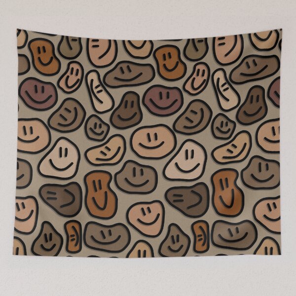 Item preview, Brown Distorted Smiley Faces designed and sold by Ayoub14.